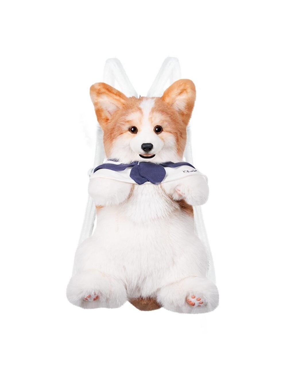 New Dog Shaped Backpack Handcrafted Realistic Stuffed Animals Backpack